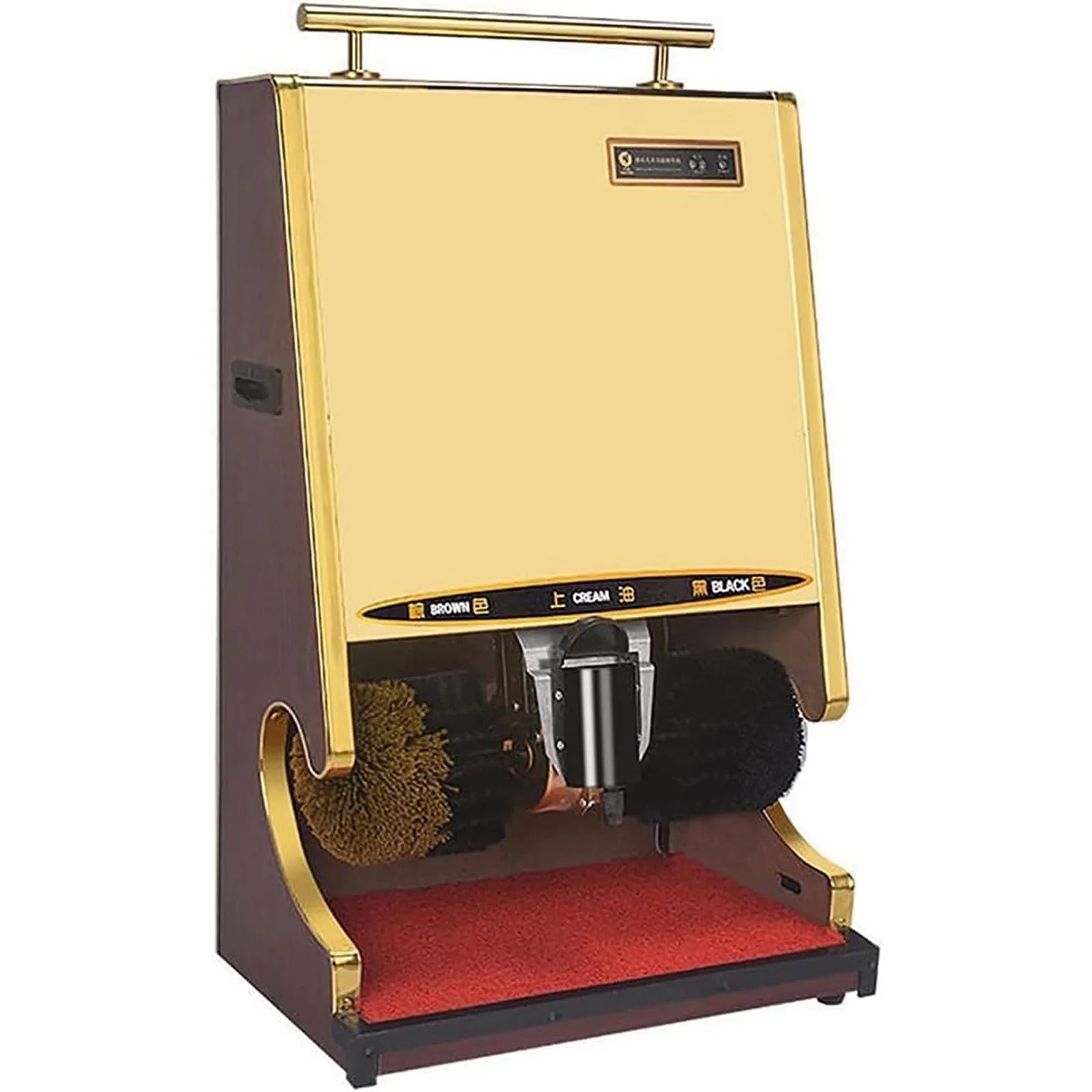 Buy Automatic Dual Brush Shoe Shine Machine with Infrared Sensor online at best price and delivery in islamabad rawalpindi lahore peshawar faisalabad karachi hyderabad quetta wah taxila multan sialkot mardan Pakistan