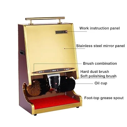 Buy Automatic Dual Brush Shoe Shine Machine with Infrared Sensor online at best price and delivery in islamabad rawalpindi lahore peshawar faisalabad karachi hyderabad quetta wah taxila multan sialkot mardan Pakistan