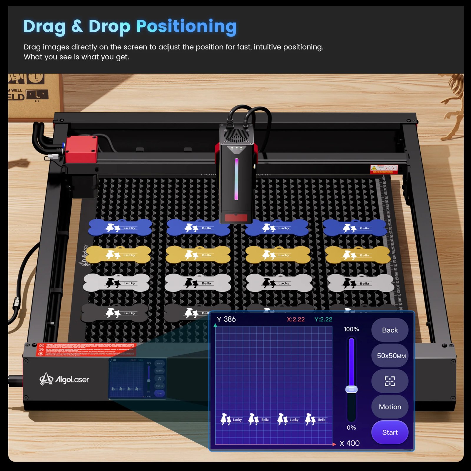 Buy AlgoLaser Delta 40W Diode Laser Engraver online at best price and delivery in islamabad rawalpindi lahore peshawar faisalabad karachi hyderabad quetta wah taxila multan sialkot mardan Pakistan 