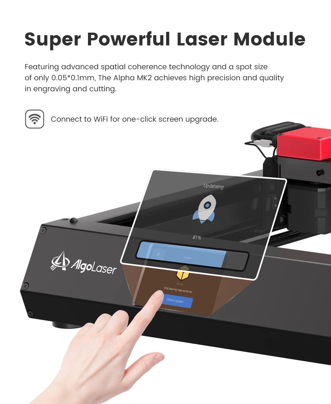 Buy Alpha MK2 20W Extended Diode Laser Engraver (15.7″x 33.5″) online at best price and delivery in islamabad rawalpindi lahore peshawar faisalabad karachi hyderabad quetta wah taxila multan sialkot mardan Pakistan 