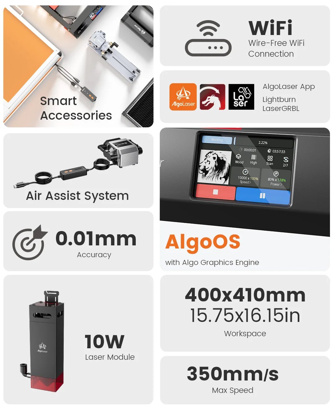 Buy Alpha MK2 20W Extended Diode Laser Engraver (15.7″x 33.5″) online at best price and delivery in islamabad rawalpindi lahore peshawar faisalabad karachi hyderabad quetta wah taxila multan sialkot mardan Pakistan 