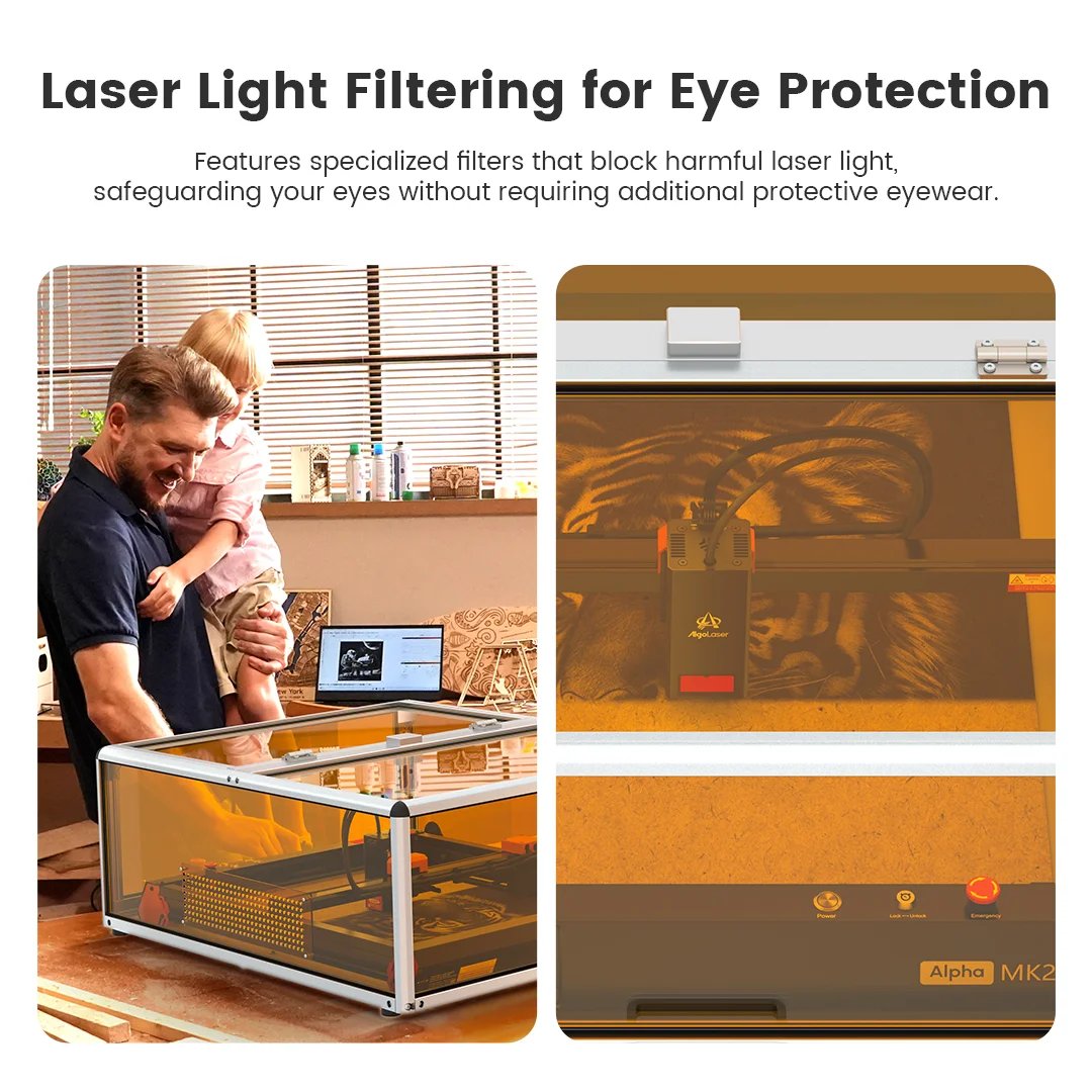 Buy Alpha MK2 20W Smart Enclosed Diode Laser Engraver online at best price and delivery in islamabad rawalpindi lahore peshawar faisalabad karachi hyderabad quetta wah taxila multan sialkot mardan Pakistan 