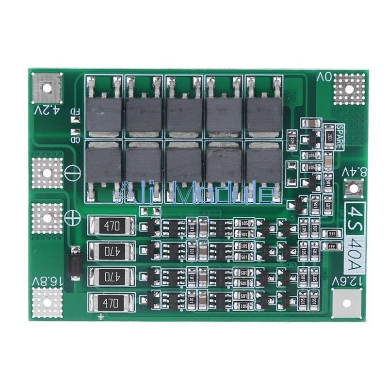 Buy 4S 40A 12.6V Cell 18650 Li-ion Lithium Battery Charging BMS Board Balanced Charging Module online at best price and delivery in islamabad rawalpindi lahore peshawar faisalabad karachi hyderabad quetta wah taxila multan sialkot mardan Pakistan