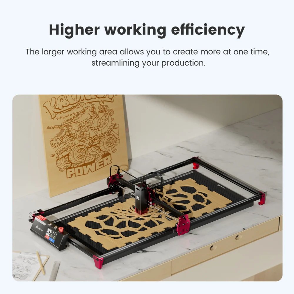 Buy AlgoLaser Y-axis Extension Kit Laser Engraver Area Expansion Kit for DIY KIT MK2 Alpha MK2 online at best price and delivery in islamabad rawalpindi lahore peshawar faisalabad karachi hyderabad quetta wah taxila multan sialkot mardan Pakistan 