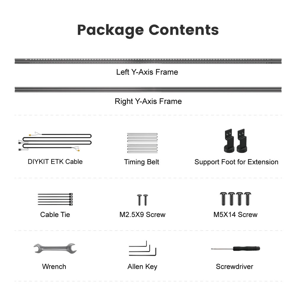 Buy AlgoLaser Y-axis Extension Kit Laser Engraver Area Expansion Kit for DIY KIT MK2 Alpha MK2 online at best price and delivery in islamabad rawalpindi lahore peshawar faisalabad karachi hyderabad quetta wah taxila multan sialkot mardan Pakistan 