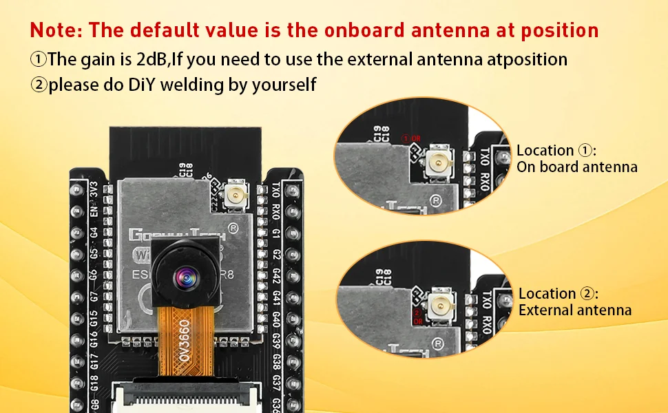 Buy ESP32-S3 CAM Development Board with OV3660 Camera IOT Based Cam Module online at best price and delivery in islamabad rawalpindi lahore peshawar faisalabad karachi hyderabad quetta wah taxila multan sialkot mardan Pakistan 