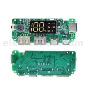 Buy Power Bank Module with Dual USB 5V Type A, Type-C and Type B mini Charging Port 18650 Charging Module Circuit online at best price and delivery in islamabad rawalpindi lahore peshawar faisalabad karachi hyderabad quetta wah taxila multan sialkot mardan Pakistan 