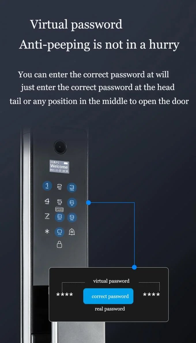 Buy Qleung S914MAX 3D Face Tuya Wifi Automatic Lock Fingerprint Code Card Smart Door Lock with Peephole Camera online at best price and delivery in islamabad rawalpindi lahore peshawar faisalabad karachi hyderabad quetta wah taxila multan sialkot mardan Pakistan 