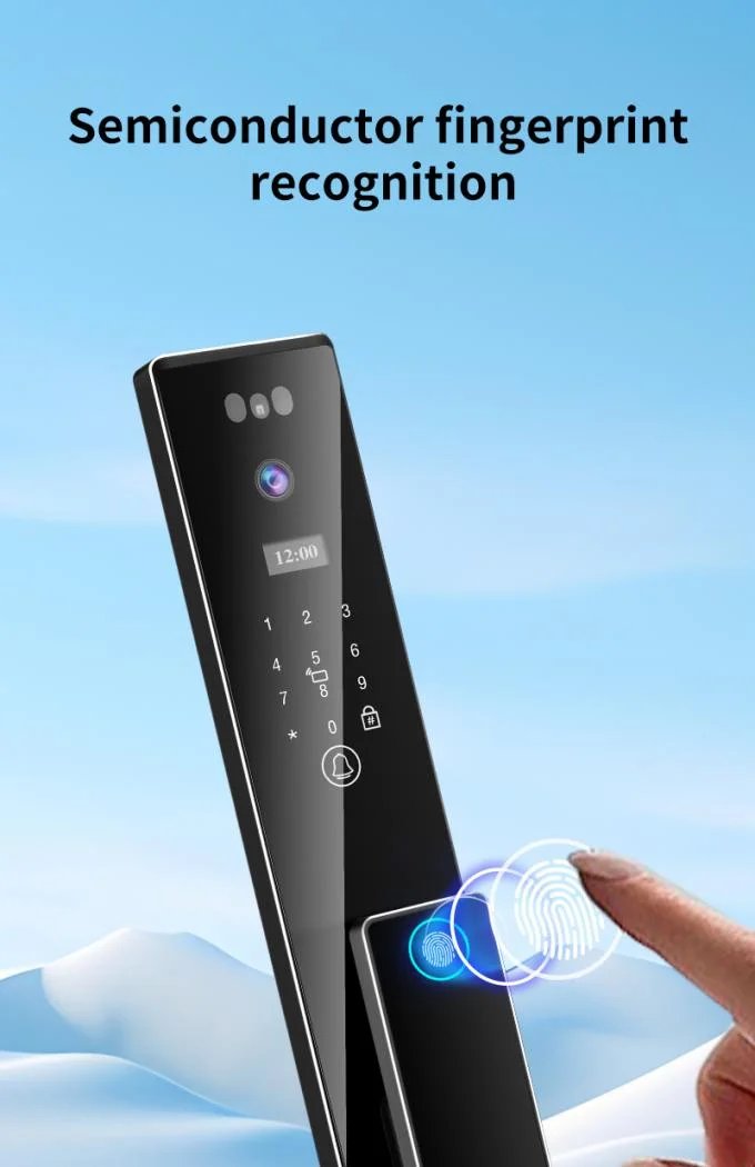 Buy S555 Smart Door Lock with 7.4V 5000mAh Battery 40-110mm Door Thickness CNC Process Aluminum Alloy online at best price and delivery in islamabad rawalpindi lahore peshawar faisalabad karachi hyderabad quetta wah taxila multan sialkot mardan Pakistan 