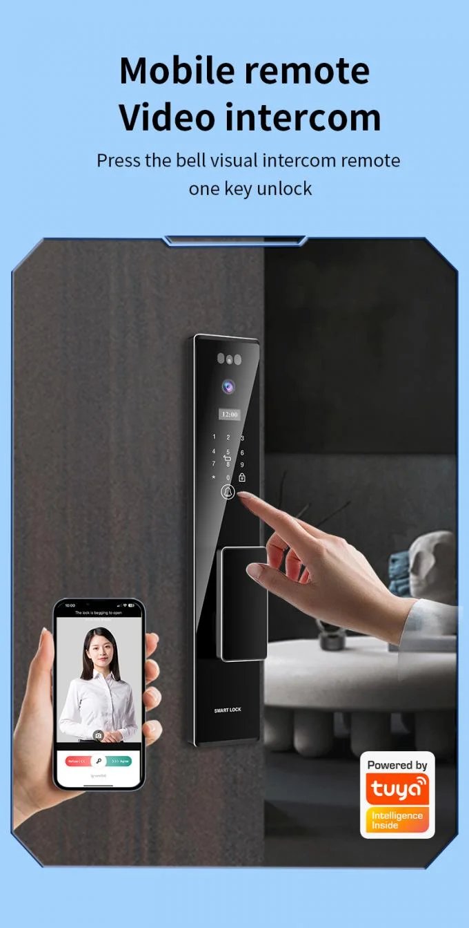 Buy S555 Smart Door Lock with 7.4V 5000mAh Battery 40-110mm Door Thickness CNC Process Aluminum Alloy online at best price and delivery in islamabad rawalpindi lahore peshawar faisalabad karachi hyderabad quetta wah taxila multan sialkot mardan Pakistan 