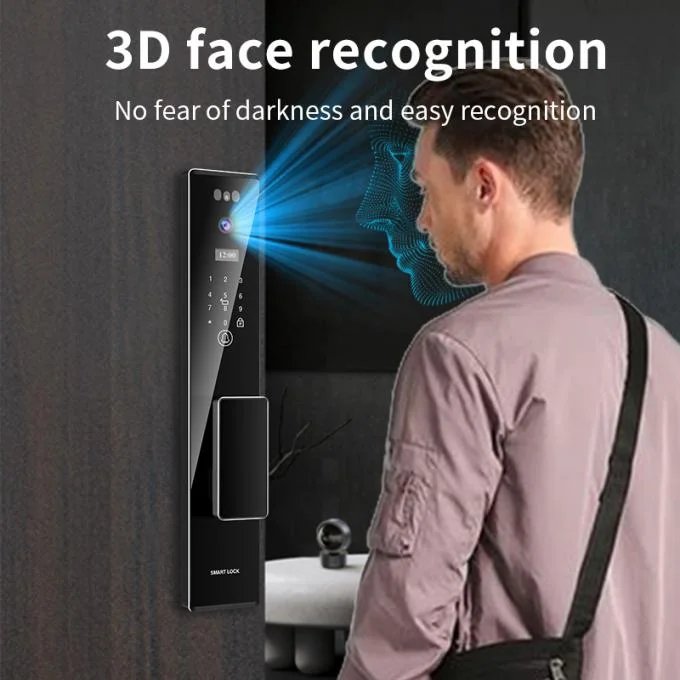 Buy S555 Smart Door Lock with 7.4V 5000mAh Battery 40-110mm Door Thickness CNC Process Aluminum Alloy online at best price and delivery in islamabad rawalpindi lahore peshawar faisalabad karachi hyderabad quetta wah taxila multan sialkot mardan Pakistan 