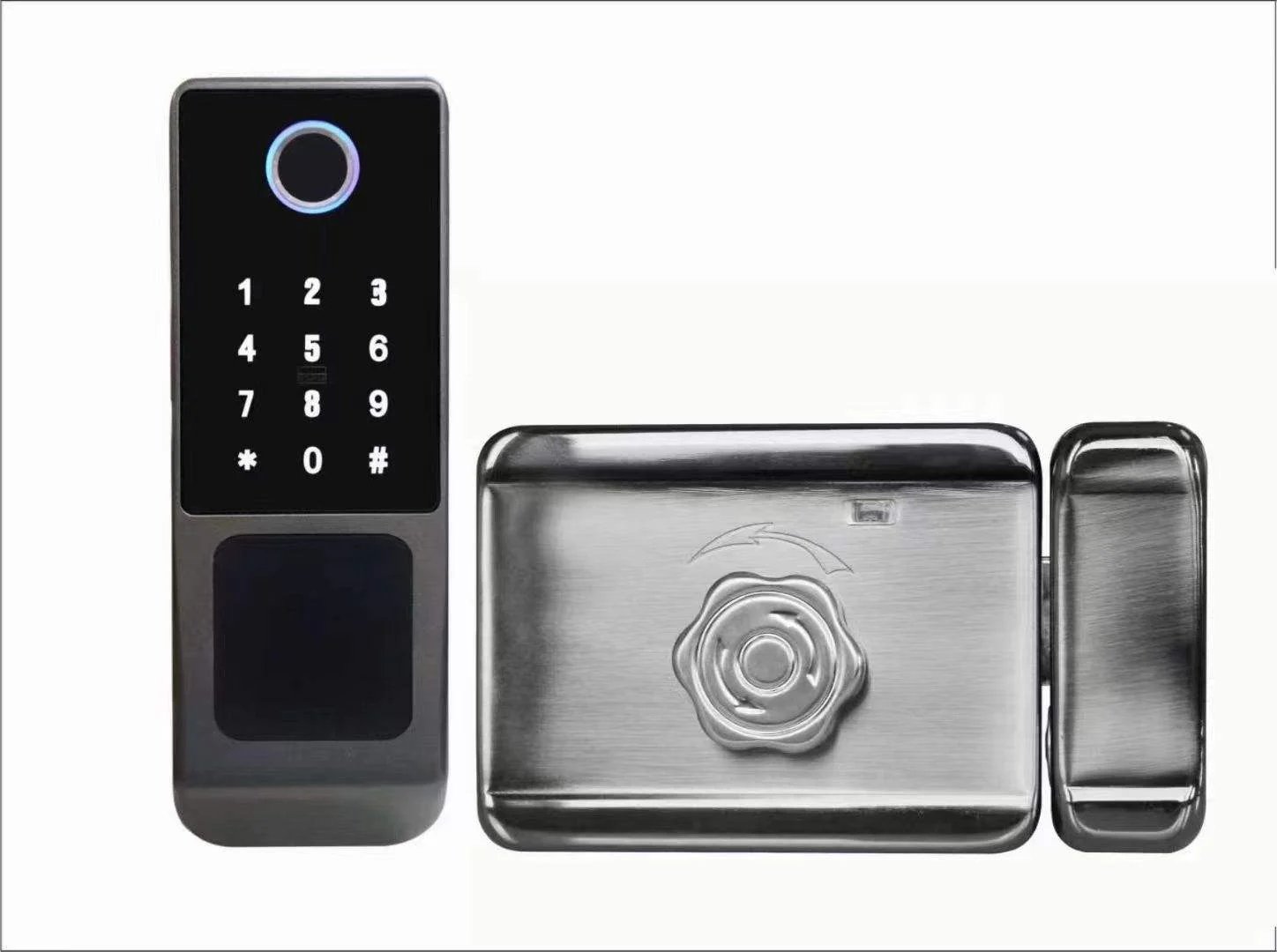 Buy S812-4 Digital Waterproof Fingerprint Password Card TTlock App Remote Unlock Smart Home Door Lock online at best price and delivery in islamabad rawalpindi lahore peshawar faisalabad karachi hyderabad quetta wah taxila multan sialkot mardan Pakistan