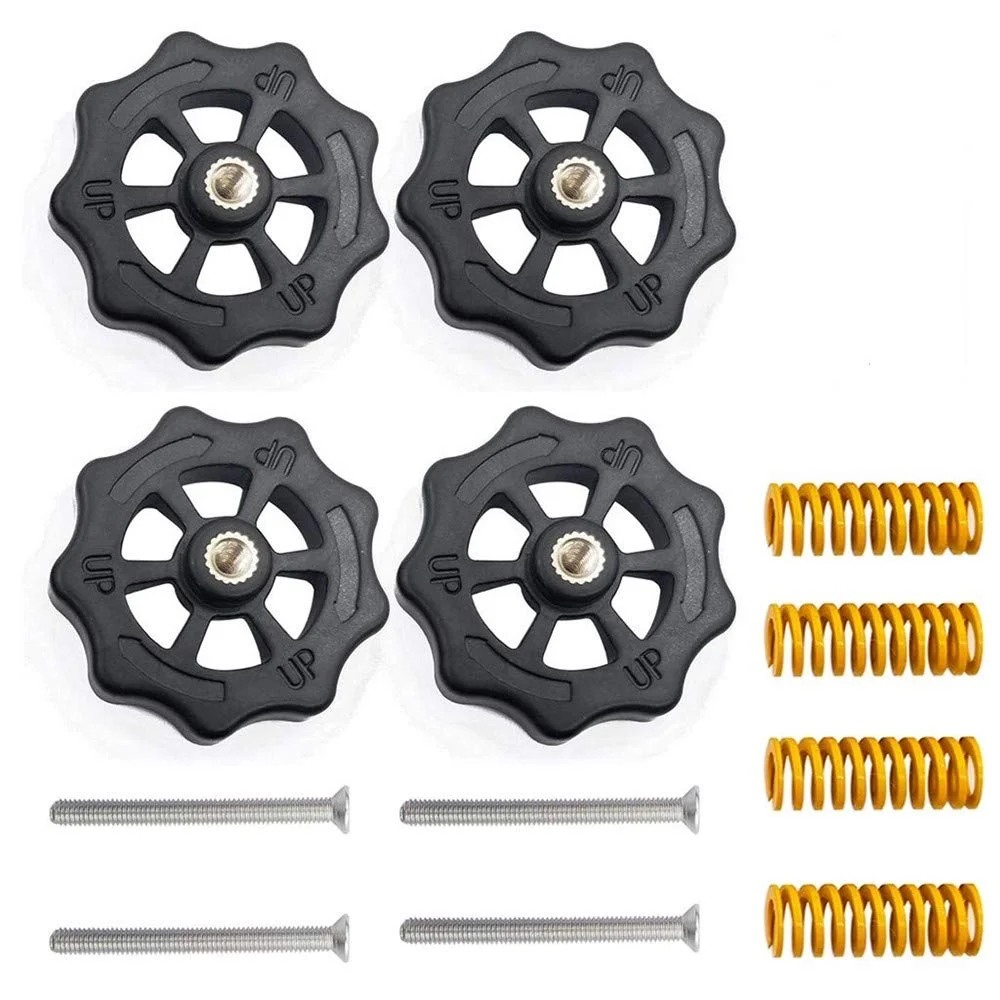 Buy 3D Printer M3/M4 Hot Bed Leveling Nut Thumb Screw Spring Leveling Kit online at best price and delivery in islamabad rawalpindi lahore peshawar faisalabad karachi hyderabad quetta wah taxila multan sialkot mardan Pakistan