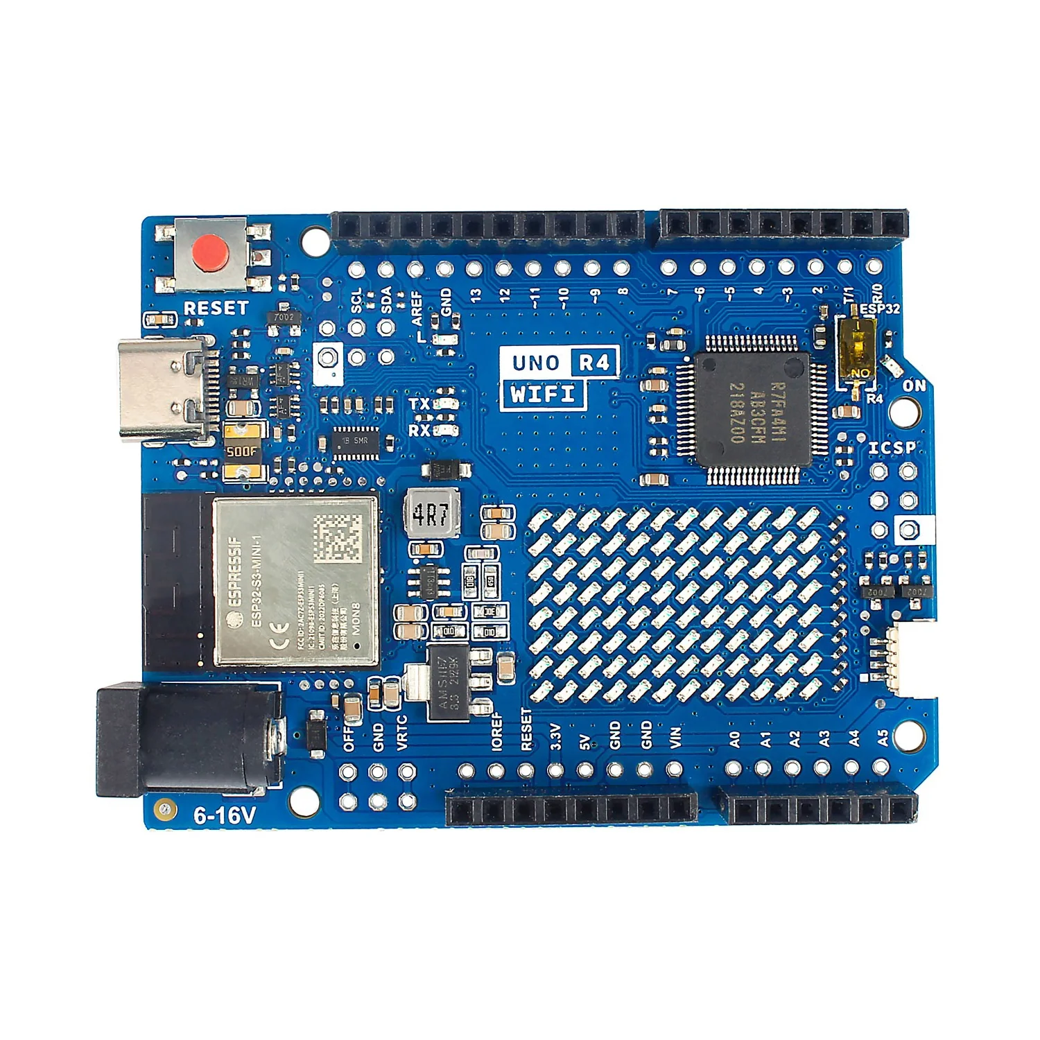 Buy Arduino UNO R4 WiFi Development Board, supports Wi-Fi and Bluetooth online at best price and delivery in islamabad rawalpindi lahore peshawar faisalabad karachi hyderabad quetta wah taxila multan sialkot mardan Pakistan
