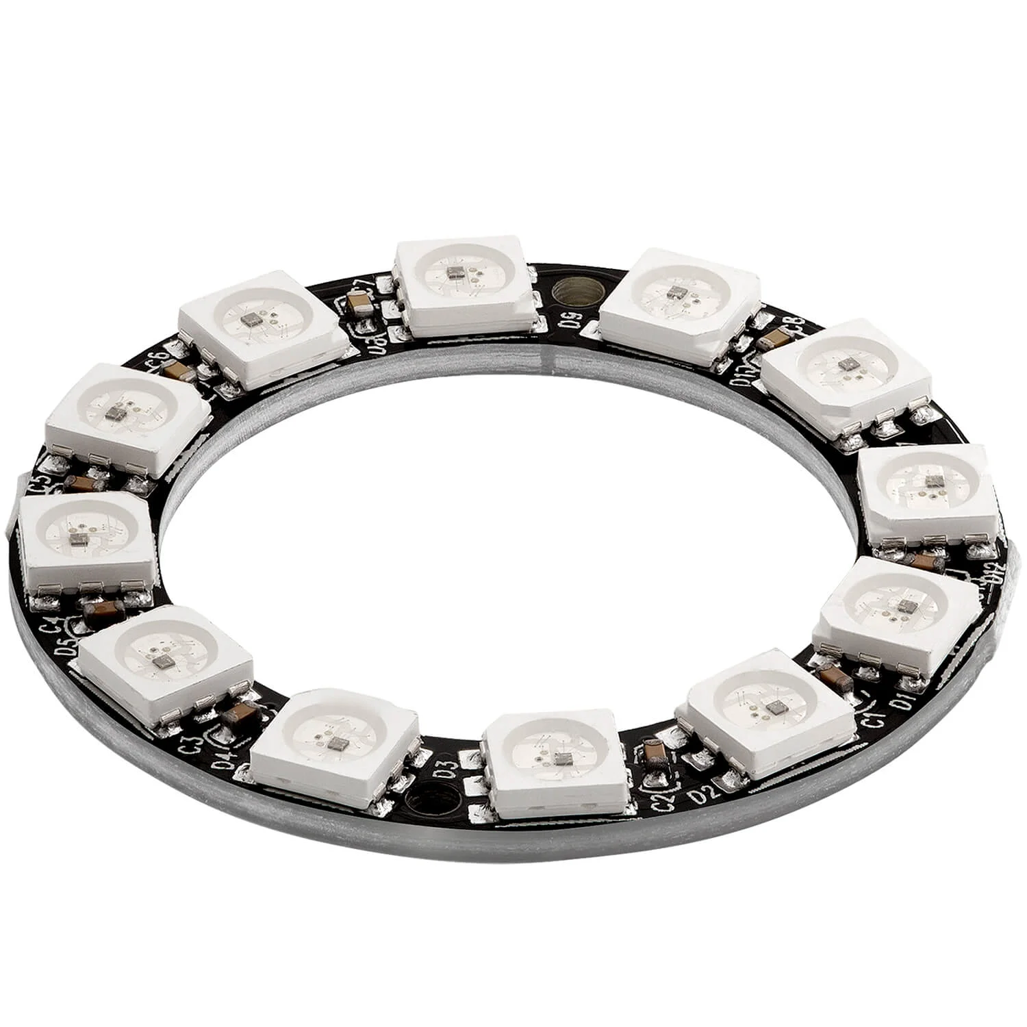 Buy RGB LED Ring WS2812 12 RGB LEDs 5V for Arduino online at best price and delivery in islamabad rawalpindi lahore peshawar faisalabad karachi hyderabad quetta wah taxila multan sialkot mardan Pakistan