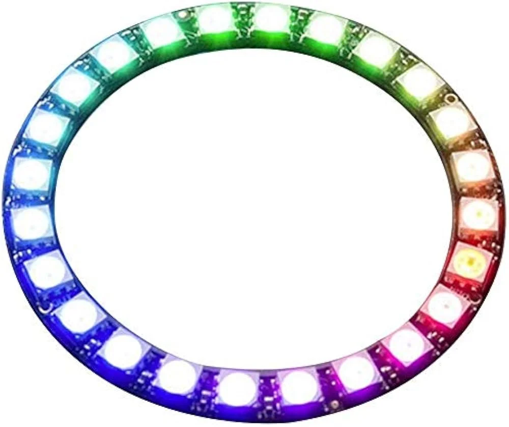 Buy RGB LED Ring WS2812 12 RGB LEDs 5V for Arduino online at best price and delivery in islamabad rawalpindi lahore peshawar faisalabad karachi hyderabad quetta wah taxila multan sialkot mardan Pakistan