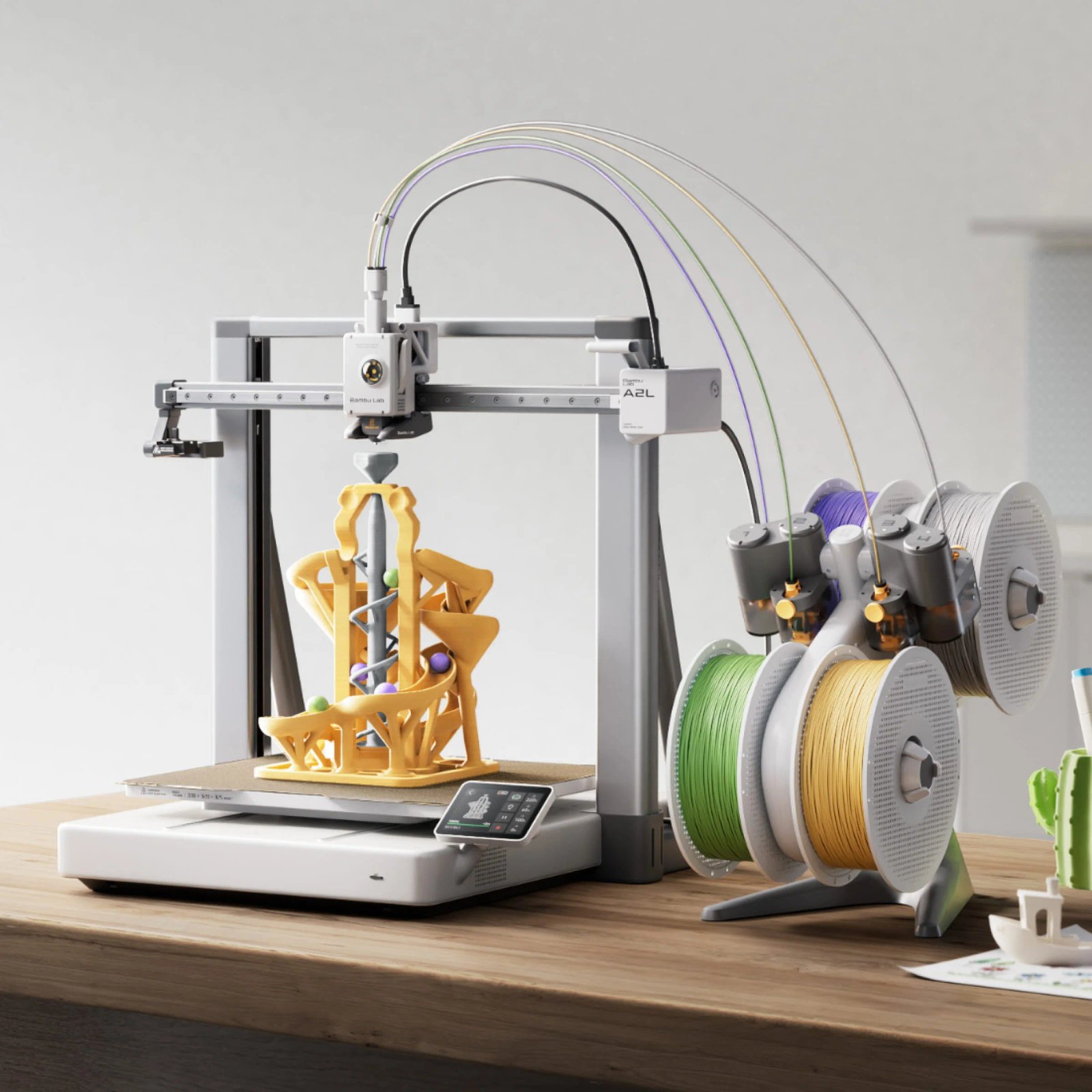 Buy Bambu Lab A2L: Budget Large-format 3D Printer for Beginners online at best price and delivery in islamabad rawalpindi lahore peshawar faisalabad karachi hyderabad quetta wah taxila multan sialkot mardan Pakistan