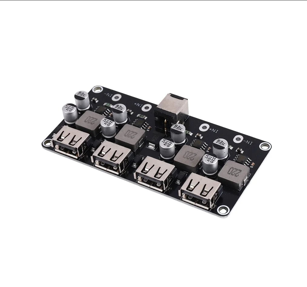 Buy 4-Port USB DC-DC Buck Converter / USB Fast Charging Power Supply Module online at best price and delivery in islamabad rawalpindi lahore peshawar faisalabad karachi hyderabad quetta wah taxila multan sialkot mardan Pakistan