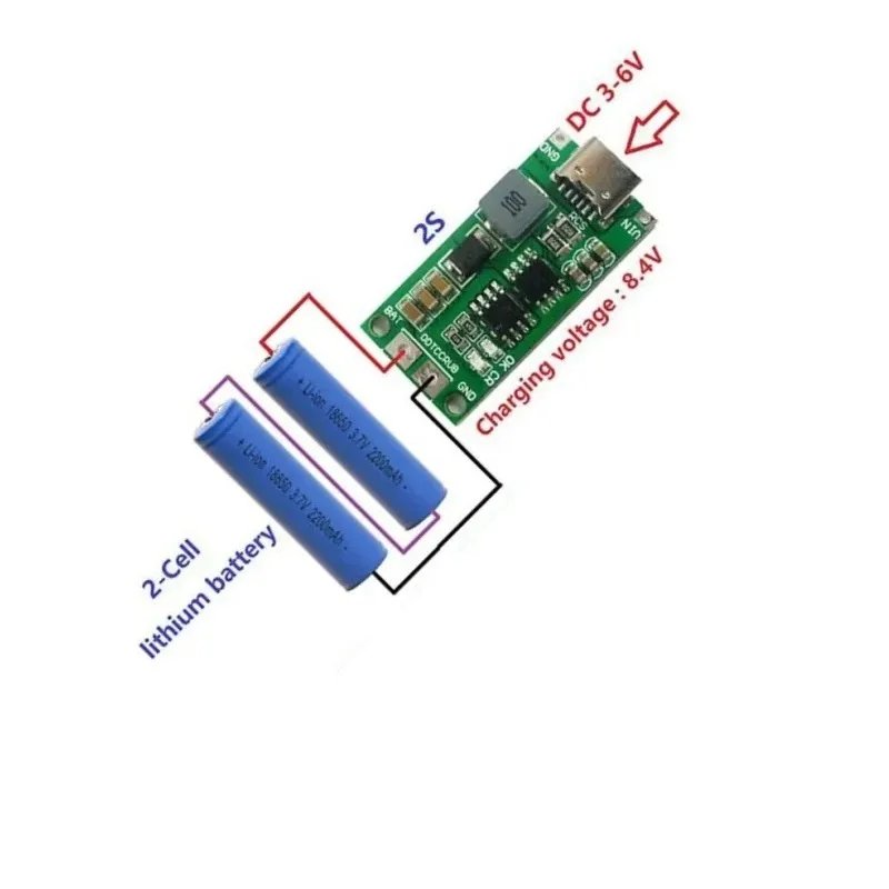 Buy 2S-4A  18650  Lithium Ion Charger Type C to 2S 8.4V 4A Booster online at best price and delivery in islamabad rawalpindi lahore peshawar faisalabad karachi hyderabad quetta wah taxila multan sialkot mardan Pakistan