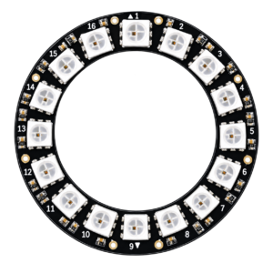Buy RGB LED Ring WS2812 16 Bit RGB LEDs 5V Arduino Controlled Addressable LED Module online at best price and delivery in islamabad rawalpindi lahore peshawar faisalabad karachi hyderabad quetta wah taxila multan sialkot mardan Pakistan 
